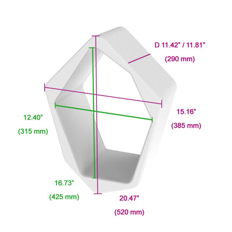 BUILD shelving module dimensions